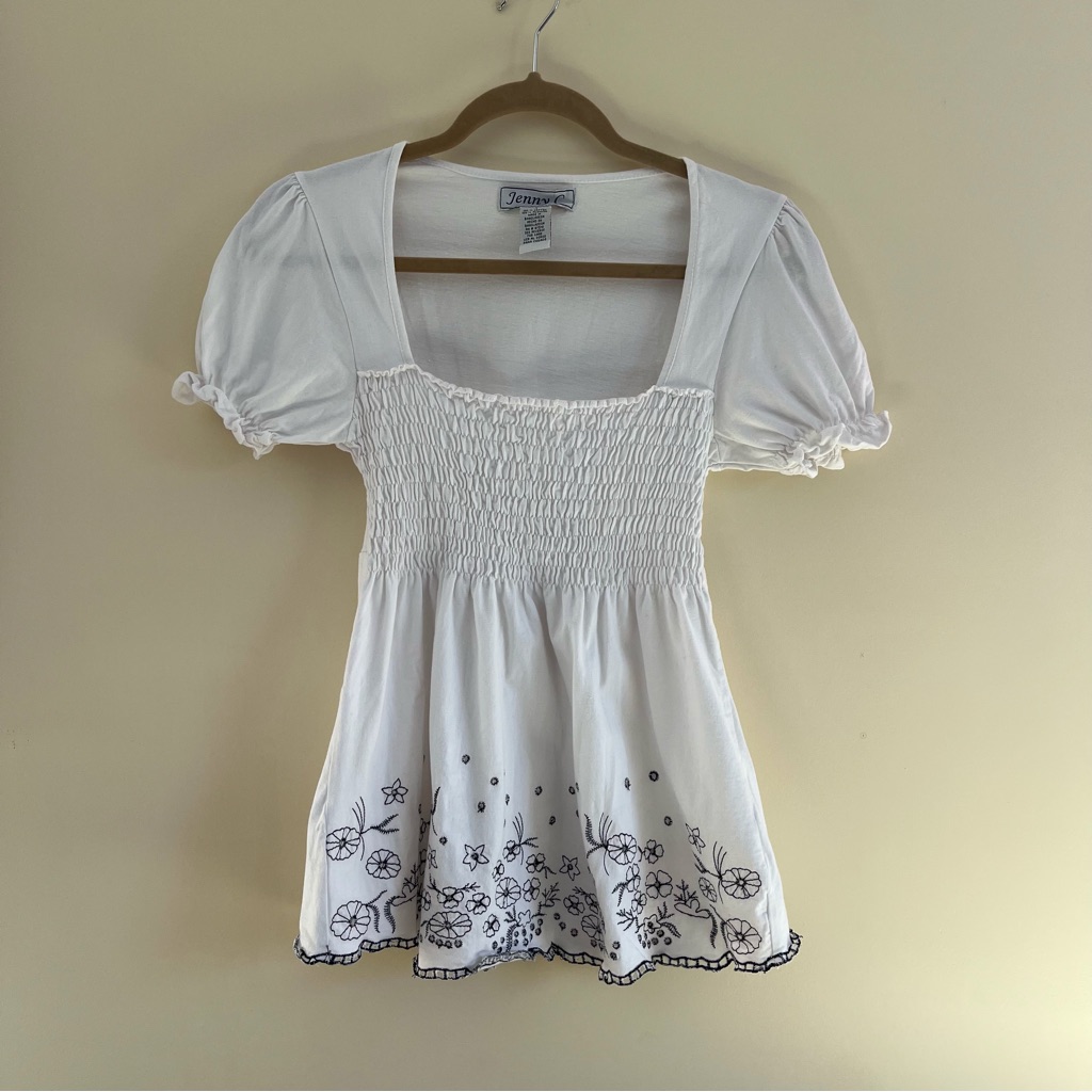 Jenny C Baby Doll Blouse